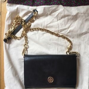 Tory Burch black leather cross body